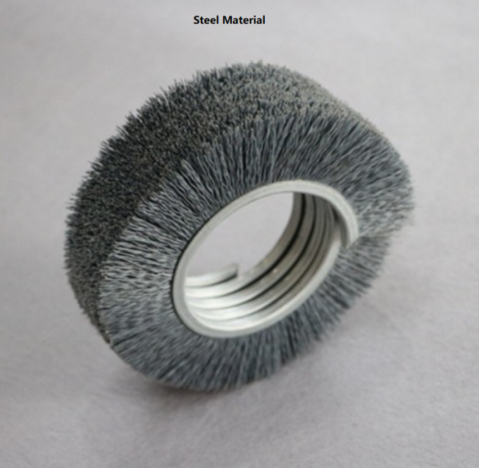 白いナイロン ブラシのストリップの傷シャフトの螺線形のブラシはカスタマイズした