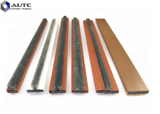 Customized Metal Channel Strip Brushes Self Adhesive Fire Door Intumescent Seal