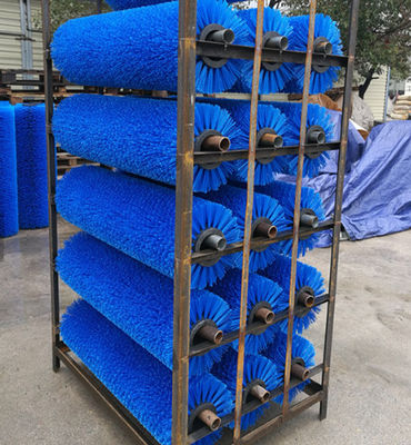 50 Inch Cylinder Brushes Replacement Tube Broom For Johnston Sweeper Johnston VT 650 651 Blue Main Broom Center Brush