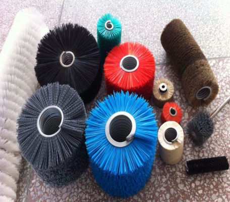 Color Short Cleaning Spring Industrial Polishing Brush