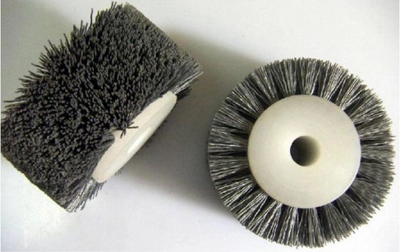 Abrasive Rotary Steel Wire Brushes Rotary Tool Wire Brush Hdpe Plate Material Rotary Grinding Nylon Abrasive Brush