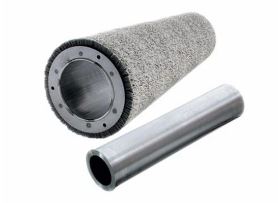 0.5mm Bristle Deburring Polishing Roller Spiral Wire Brush