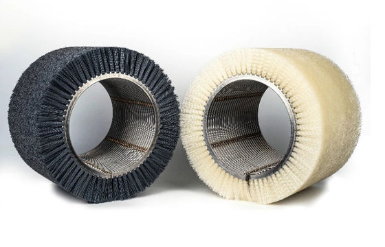0.5mm Bristle Deburring Polishing Roller Spiral Wire Brush