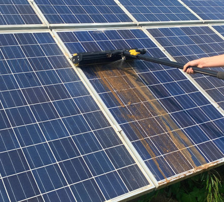 7.5m Pole Photovoltaic Robot Solar Panel Snow Washing  Brush