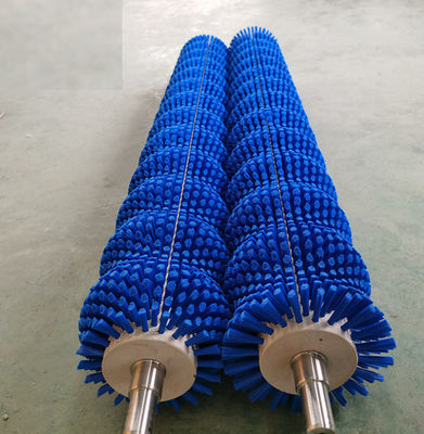 PP  Wave Roller Brush Of Seafood Oyster Vegetable And Fruit Washing Machine