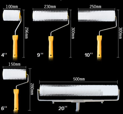 20" Epoxy Floor Paint Roller Brush With Needle Defoaming Roller