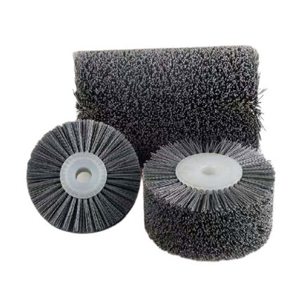 PP Core Brush Roller Cleaning With Abrasive Nylon Wire For Dust Removal