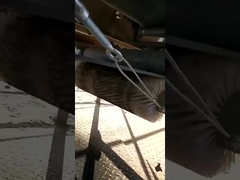 ナイロンシリンダーブラシ 食品加工,道路掃き,コンベヤー清掃