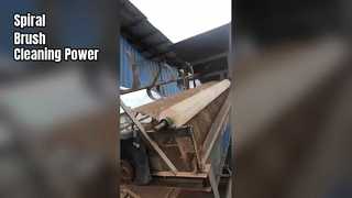 見る：大型ブラシローラー加工・洗浄ショーケース